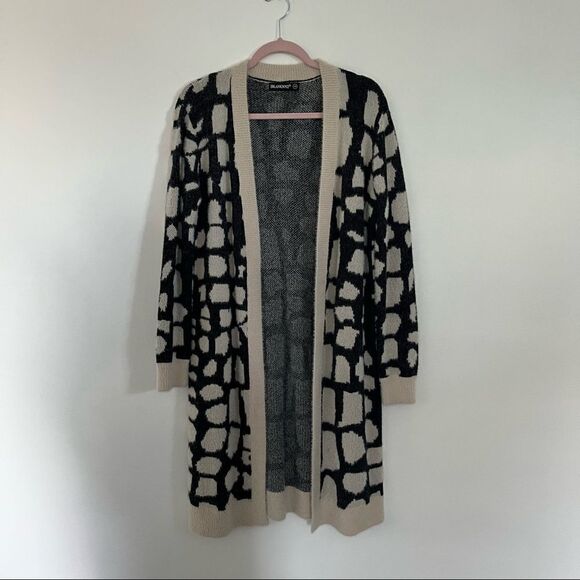 BLANK NYC My Everything Fuzzy Printed Cardigan XS - Picture 6 of 12